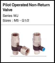 Pilot operated non return Valve pilot orepated