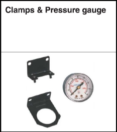 Clams & Pressure Gauge Clams & Pressure Gauge